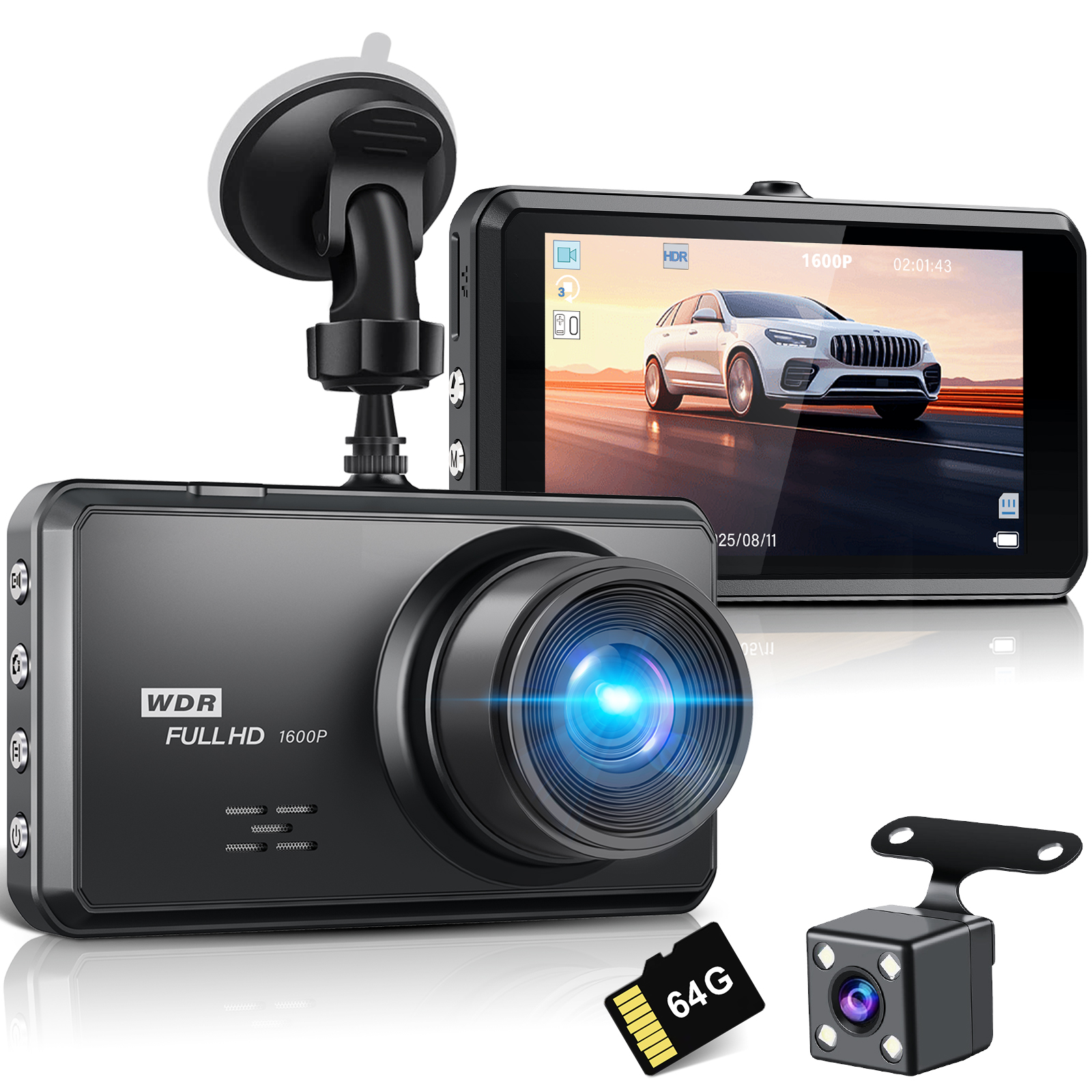 <strong>Miden S7 4K Dash Cam</strong>